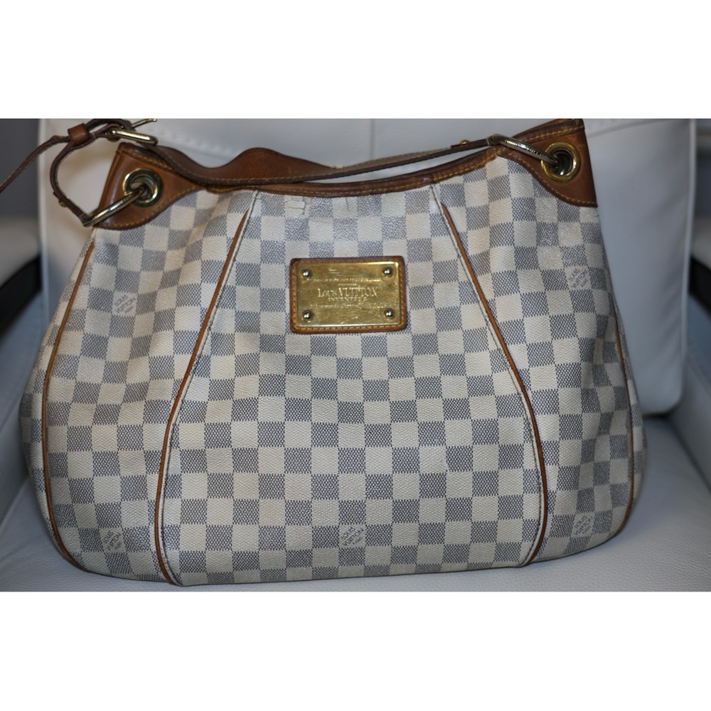 Louis Vuitton Damier Azur Galliera PM Hobo Bag
